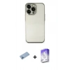 MARSİLYAN™- iPhone 13 Pro Max Kılıf Vadi Minimal - Siyah Bilvis 5in1 3D Magic Cam Ekran Koruyucu + Shine Kamera Lens Koruma Cam - MI