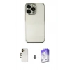 MARSİLYAN™- iPhone 13 Pro Max Kılıf Vadi Minimal - Siyah Bilvis 5in1 3D Magic Cam Ekran Koruyucu + Shine Kamera Lens - GD
