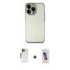 MARSİLYAN™- iPhone 13 Pro Max Kılıf Vadi Minimal - Siyah Joko 5D Cam + Shine Kamera Lens - GD
