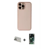 MARSİLYAN™- iPhone 13 Pro Max Kılıf Yadigar Klasik - Şeffaf 360 Full Body Arka Koruyucu + Rainbow Kamera Lens Koruma Cam - BZ