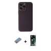 MARSİLYAN™- iPhone 13 Pro Max Kılıf Yadigar Klasik - Şeffaf 360 Full Body Arka Koruyucu + Shine Kamera Lens Koruma Cam - GI
