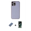 MARSİLYAN™- iPhone 13 Pro Max Kılıf Yadigar Klasik - Şeffaf 360 Full Body Arka Koruyucu + Metal Kamera Lens Koruma Cam - AKYL