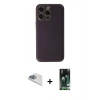MARSİLYAN™- iPhone 13 Pro Max Kılıf Yadigar Klasik - Şeffaf 360 Full Body Arka Koruyucu + Pers Alüminyum Kamera Lens - SABE