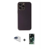 MARSİLYAN™- iPhone 13 Pro Max Kılıf Yadigar Klasik - Şeffaf 360 Full Body Arka Koruyucu + Pers Alüminyum Kamera Lens - LT