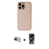 MARSİLYAN™- iPhone 13 Pro Max Kılıf Yadigar Klasik - Şeffaf 360 Full Body Arka Koruyucu + Rainbow Kamera Lens Koruma Cam - KI
