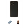 MARSİLYAN™- iPhone 13 Pro Max Kılıf Yadigar Klasik - Şeffaf Maxco Cam Ekran Koruyucu + Shine Kamera Lens Koruma Cam - GI