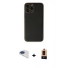 MARSİLYAN™- iPhone 13 Pro Max Kılıf Yadigar Klasik - Şeffaf Maxco Cam Ekran Koruyucu + Pers Alüminyum Kamera Lens - LT