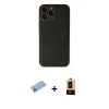 MARSİLYAN™- iPhone 13 Pro Max Kılıf Yadigar Klasik - Şeffaf Maxco Cam Ekran Koruyucu + Shine Kamera Lens Koruma Cam - MI