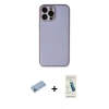 MARSİLYAN™- iPhone 13 Pro Max Kılıf Yadigar Klasik - Şeffaf Pasifik Cam Ekran Koruyucu + Shine Kamera Lens Koruma Cam - MI