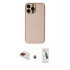 MARSİLYAN™- iPhone 13 Pro Max Kılıf Yadigar Klasik - Şeffaf Pasifik Cam Ekran Koruyucu + Pers Alüminyum Kamera Lens - KI