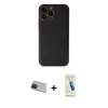 MARSİLYAN™- iPhone 13 Pro Max Kılıf Yadigar Klasik - Şeffaf Pasifik Cam Ekran Koruyucu + Rainbow Kamera Lens Koruma Cam - KI