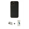 MARSİLYAN™- iPhone 13 Pro Max Kılıf Yadigar Klasik - Şeffaf Pasifik Cam Ekran Koruyucu + Rainbow Kamera Lens Koruma Cam - REGD