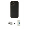 MARSİLYAN™- iPhone 13 Pro Max Kılıf Yadigar Klasik - Şeffaf Pasifik Cam Ekran Koruyucu + Rainbow Kamera Lens Koruma Cam - BZ