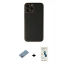 MARSİLYAN™- iPhone 13 Pro Max Kılıf Yadigar Klasik - Şeffaf Pasifik Cam Ekran Koruyucu + Shine Kamera Lens Koruma Cam - GI