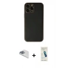 MARSİLYAN™- iPhone 13 Pro Max Kılıf Yadigar Klasik - Şeffaf Pasifik Cam Ekran Koruyucu + Sierra Blue Pers Alüminyum Kamera Lens