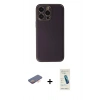 MARSİLYAN™- iPhone 13 Pro Max Kılıf Yadigar Klasik - Şeffaf Pasifik Cam Ekran Koruyucu + Renkli Kamera Lens Koruma Cam - TU