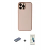 MARSİLYAN™- iPhone 13 Pro Max Kılıf Yadigar Klasik - Şeffaf Pasifik Cam Ekran Koruyucu + Renkli Kamera Lens Koruma Cam - YL