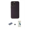 MARSİLYAN™- iPhone 13 Pro Max Kılıf Yadigar Klasik - Şeffaf Pasifik Cam Ekran Koruyucu + Renkli Kamera Lens Koruma Cam - YL