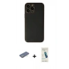 MARSİLYAN™- iPhone 13 Pro Max Kılıf Yadigar Klasik - Şeffaf Pasifik Cam Ekran Koruyucu + Renkli Kamera Lens Koruma Cam - YL