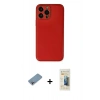 MARSİLYAN™- iPhone 13 Pro Max Kılıf Yadigar Klasik - Siyah 6D Mat Seramik Hayalet Nano Ekran Koruyucu + Shine Kamera Lens Koruma Cam - GI