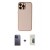 MARSİLYAN™- iPhone 13 Pro Max Kılıf Yadigar Klasik - Siyah 6D Mat Seramik Hayalet Nano Ekran Koruyucu + Neon Fosforlu Kamera Lens - MI