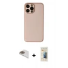 MARSİLYAN™- iPhone 13 Pro Max Kılıf Yadigar Klasik - Siyah 6D Mat Seramik Hayalet Nano Ekran Koruyucu + Pers Alüminyum Kamera Lens - GD