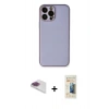 MARSİLYAN™- iPhone 13 Pro Max Kılıf Yadigar Klasik - Siyah 6D Mat Seramik Hayalet Nano Ekran Koruyucu + Pers Alüminyum Kamera Lens - GI