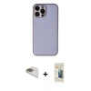 MARSİLYAN™- iPhone 13 Pro Max Kılıf Yadigar Klasik - Siyah 6D Mat Seramik Hayalet Nano Ekran Koruyucu + Pers Alüminyum Kamera Lens - GD