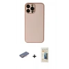 MARSİLYAN™- iPhone 13 Pro Max Kılıf Yadigar Klasik - Siyah 6D Mat Seramik Hayalet Nano Ekran Koruyucu + Renkli Kamera Lens Koruma Cam - PE