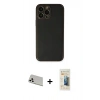 MARSİLYAN™- iPhone 13 Pro Max Kılıf Yadigar Klasik - Siyah 6D Mat Seramik Hayalet Nano Ekran Koruyucu + Rainbow Kamera Lens Koruma Cam - BZ