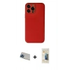 MARSİLYAN™- iPhone 13 Pro Max Kılıf Yadigar Klasik - Siyah 6D Mat Seramik Hayalet Nano Ekran Koruyucu + Rainbow Kamera Lens Koruma Cam - MI