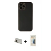 MARSİLYAN™- iPhone 13 Pro Max Kılıf Yadigar Klasik - Siyah 6D Mat Seramik Hayalet Nano Ekran Koruyucu + Rainbow Kamera Lens Koruma Cam - REGD