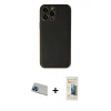 MARSİLYAN™- iPhone 13 Pro Max Kılıf Yadigar Klasik - Siyah 6D Mat Seramik Hayalet Nano Ekran Koruyucu + Rainbow Kamera Lens Koruma Cam - MI