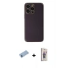 MARSİLYAN™- iPhone 13 Pro Max Kılıf Yadigar Klasik - Siyah Bilvis 3D Cam Ekran Koruyucu + Shine Kamera Lens Koruma Cam - MI