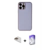 MARSİLYAN™- iPhone 13 Pro Max Kılıf Yadigar Klasik - Siyah Bilvis 5in1 3D Magic Cam Ekran Koruyucu + Pers Alüminyum Kamera Lens - GD
