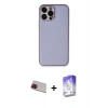 MARSİLYAN™- iPhone 13 Pro Max Kılıf Yadigar Klasik - Siyah Bilvis 5in1 3D Magic Cam Ekran Koruyucu + Rainbow Kamera Lens Koruma Cam - KI