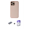 MARSİLYAN™- iPhone 13 Pro Max Kılıf Yadigar Klasik - Siyah Bilvis 5in1 3D Magic Cam Ekran Koruyucu + Renkli Kamera Lens Koruma Cam - SI