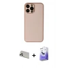 MARSİLYAN™- iPhone 13 Pro Max Kılıf Yadigar Klasik - Siyah Bilvis 5in1 5D Magic Hayalet Cam Ekran Koruyucu + Rainbow Kamera Lens Koruma Cam - BZ