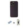 MARSİLYAN™- iPhone 13 Pro Max Kılıf Yadigar Klasik - Siyah Bilvis Hayalet Cam Ekran Koruyucu + Shine Kamera Lens Koruma Cam - MI