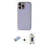 MARSİLYAN™- iPhone 13 Pro Max Kılıf Yadigar Klasik - Siyah Bilvis Hayalet Cam Ekran Koruyucu + Shine Kamera Lens Koruma Cam - MI