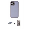 MARSİLYAN™- iPhone 13 Pro Max Kılıf Yadigar Klasik - Siyah Bilvis Hayalet Cam Ekran Koruyucu + Renkli Kamera Lens Koruma Cam - SI