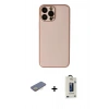 MARSİLYAN™- iPhone 13 Pro Max Kılıf Yadigar Klasik - Siyah Bilvis Hayalet Cam Ekran Koruyucu + Renkli Kamera Lens Koruma Cam - SI