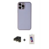 MARSİLYAN™- iPhone 13 Pro Max Kılıf Yadigar Klasik - Siyah Joko 5D Cam + Raze Metal Kamera Lens - GD