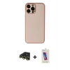 MARSİLYAN™- iPhone 13 Pro Max Kılıf Yadigar Klasik - Siyah Joko 5D Cam + Raze Metal Kamera Lens - GD