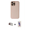 MARSİLYAN™- iPhone 13 Pro Max Kılıf Yadigar Klasik - Siyah Joko 5D Cam + Rainbow Kamera Lens Koruma Cam - KI
