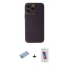 MARSİLYAN™- iPhone 13 Pro Max Kılıf Yadigar Klasik - Siyah Joko 5D Cam + Shine Kamera Lens Koruma Cam - MI