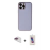 MARSİLYAN™- iPhone 13 Pro Max Kılıf Yadigar Klasik - Siyah Joko 5D Cam + Pers Alüminyum Kamera Lens - GI