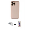 MARSİLYAN™- iPhone 13 Pro Max Kılıf Yadigar Klasik - Siyah Joko 5D Cam + Pers Alüminyum Kamera Lens - SABE