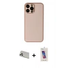 MARSİLYAN™- iPhone 13 Pro Max Kılıf Yadigar Klasik - Siyah Joko 5D Cam + Rainbow Kamera Lens Koruma Cam - BZ
