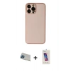 MARSİLYAN™- iPhone 13 Pro Max Kılıf Yadigar Klasik - Siyah Joko 5D Cam + Rainbow Kamera Lens Koruma Cam - MI